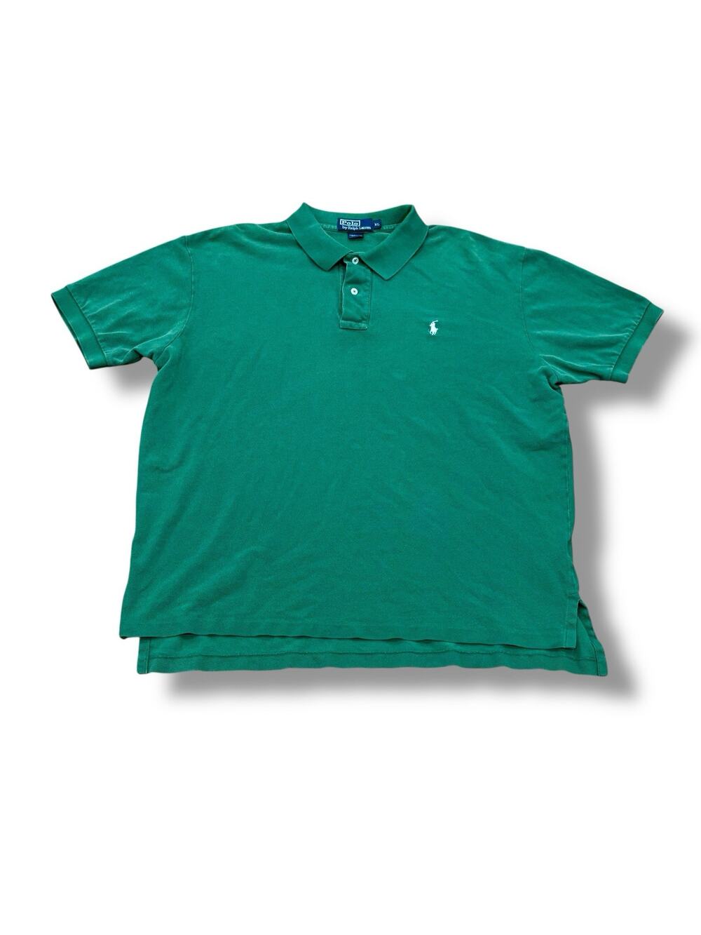 Polo Ralph Lauren Men’s Size XL Green Short Sleeve Top Pony Logo Preppy Golf